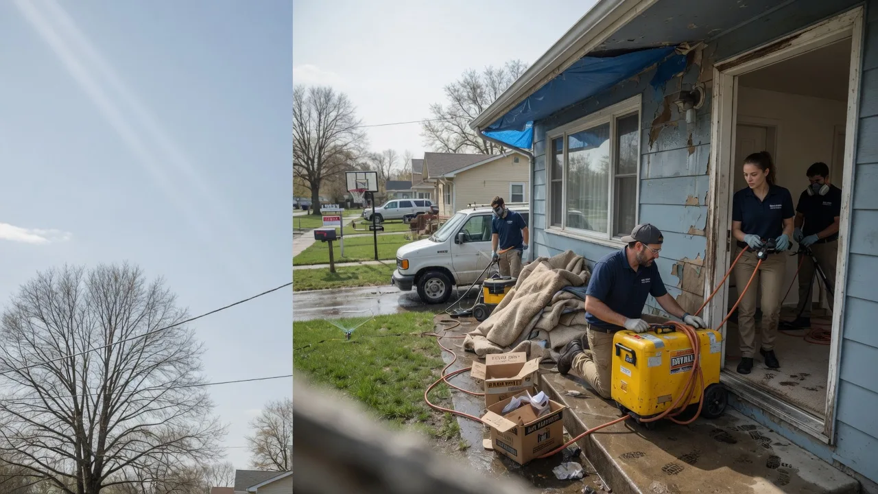 Basement Flood Cleanup in Salamonia, IN near me